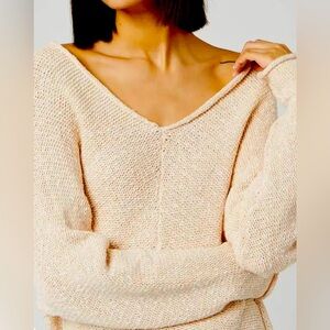 Women's Free People Bright Lights Sweater Chamoix S NWT $148 MSRP